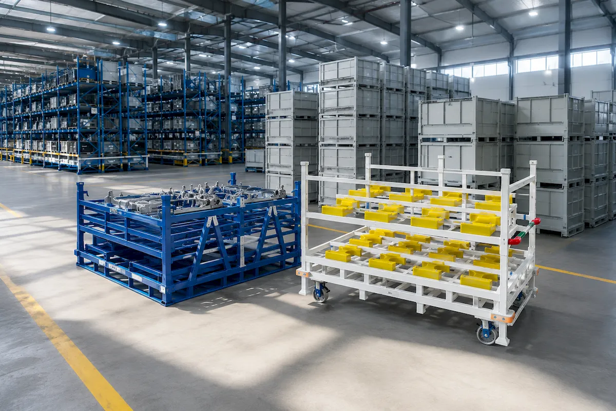 HAOFU metal logistics equipment factory and production base
