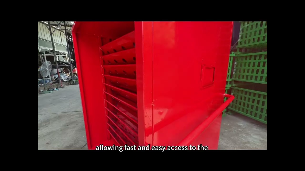 Custom Automotive Heater Component Transport Rack — Double-Sided Metal Logistics Rack