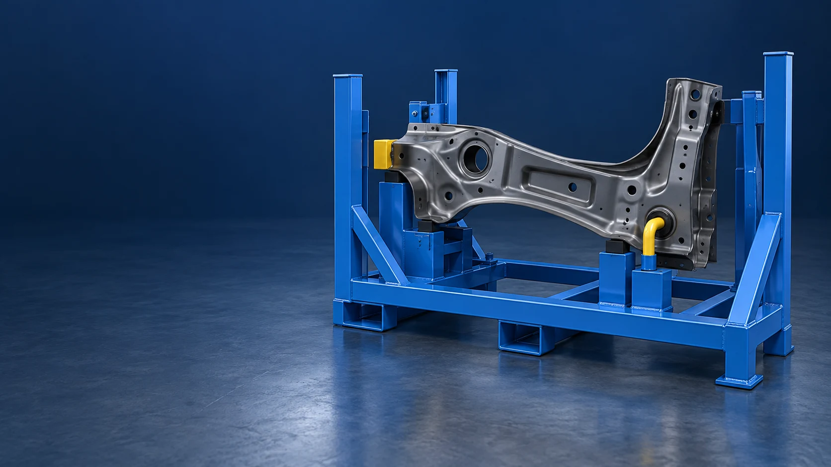 Custom automotive parts rack locator concept
