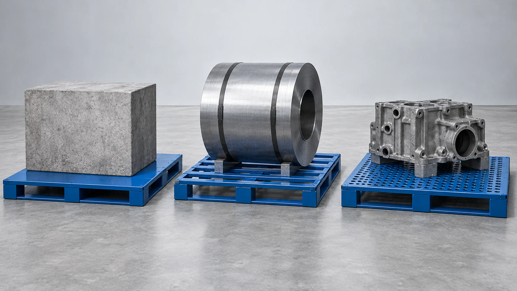 Custom steel pallet deck selection